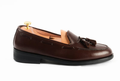 The Grand Tassel Loafer - Oxblood Burgundy - Marquina Shoemaker