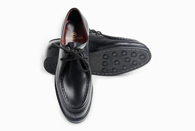 The Grand Alpine Derby - Black - Marquina Shoemaker