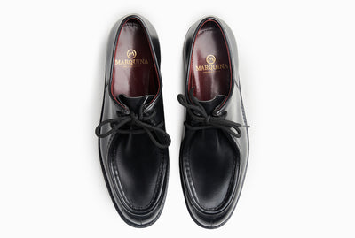 The Grand Alpine Derby - Black - Marquina Shoemaker