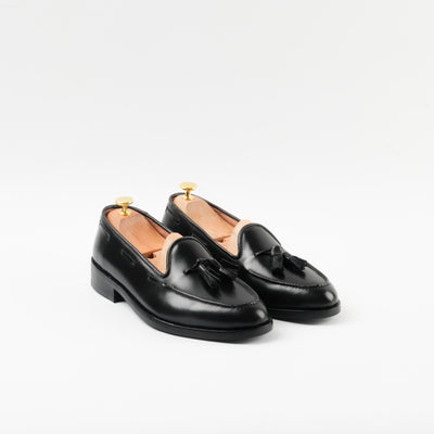 The Grand Tassel Loafer - Black Noir