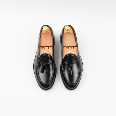 The Grand Tassel Loafer - Black Noir