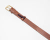 Chestnut Brown Leather Belt - Marquina Shoemaker