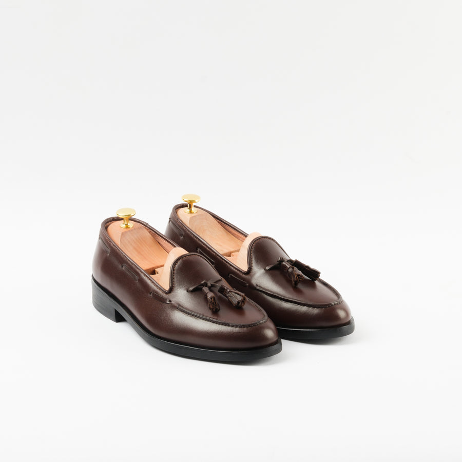 The Grand Tassel Loafer - Oxblood Burgundy
