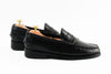 The Grand Penny Loafers - Black Noir - Marquina Shoemaker