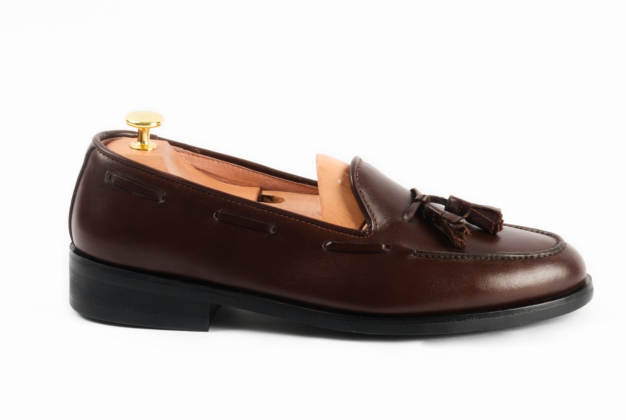 The Grand Tassel Loafer - Oxblood Burgundy - Marquina Shoemaker