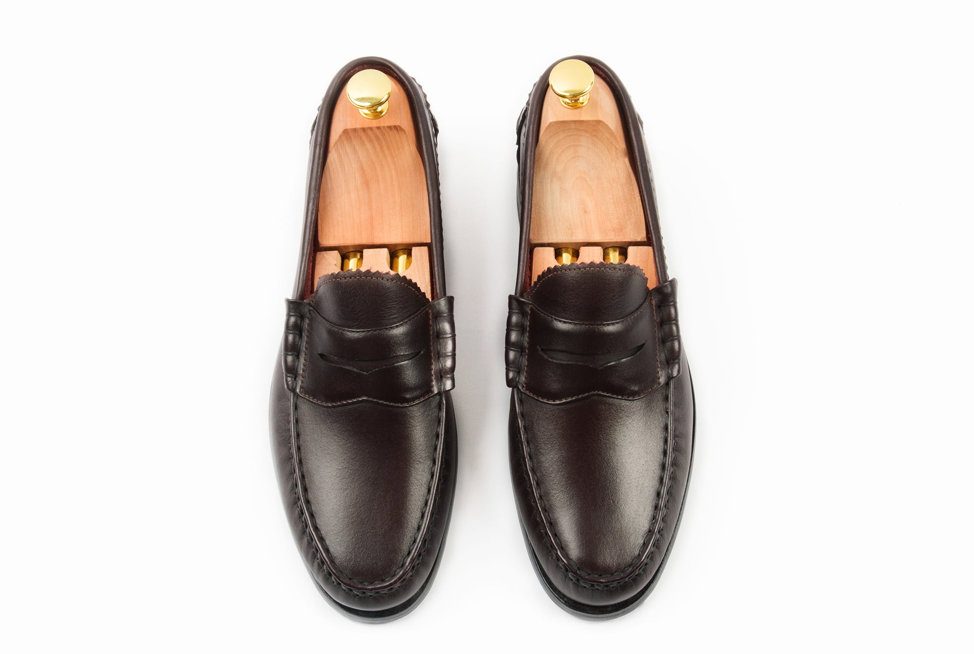 The Grand Penny Loafers - Oxblood Burgundy - Marquina Shoemaker
