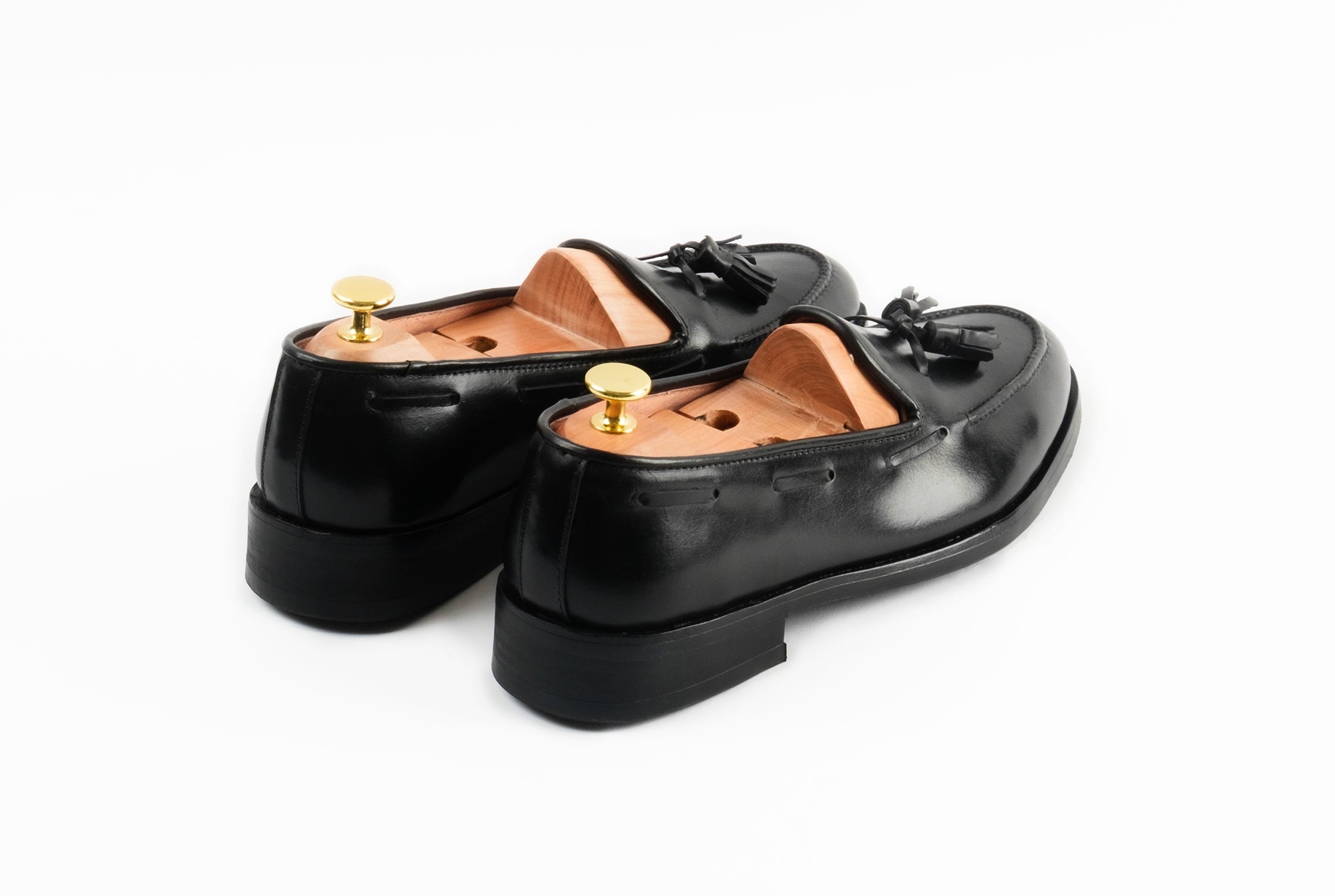 The Grand Tassel Loafer - Black Noir - Marquina Shoemaker