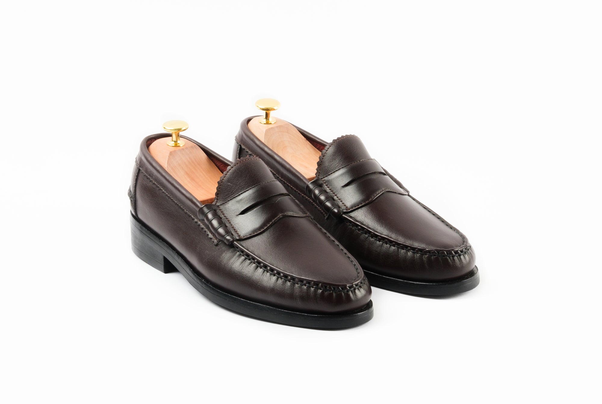 The Grand Penny Loafers - Oxblood Burgundy - Marquina Shoemaker