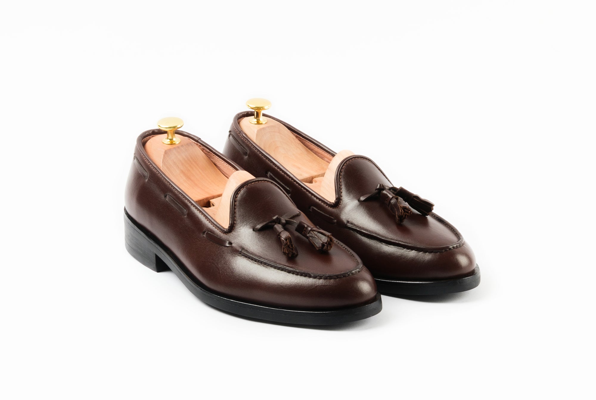The Grand Tassel Loafer - Oxblood Burgundy - Marquina Shoemaker