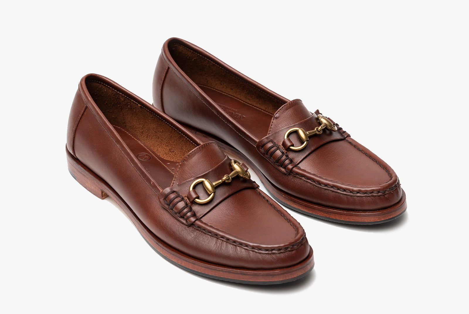 The Bonnie Horsebit Loafers - Chestnut Brown - Marquina Shoemaker