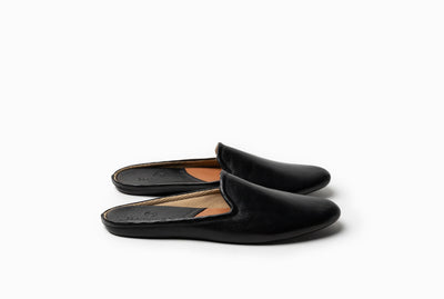 Bonnie Lounge Flat - Black Noir - Marquina Shoemaker