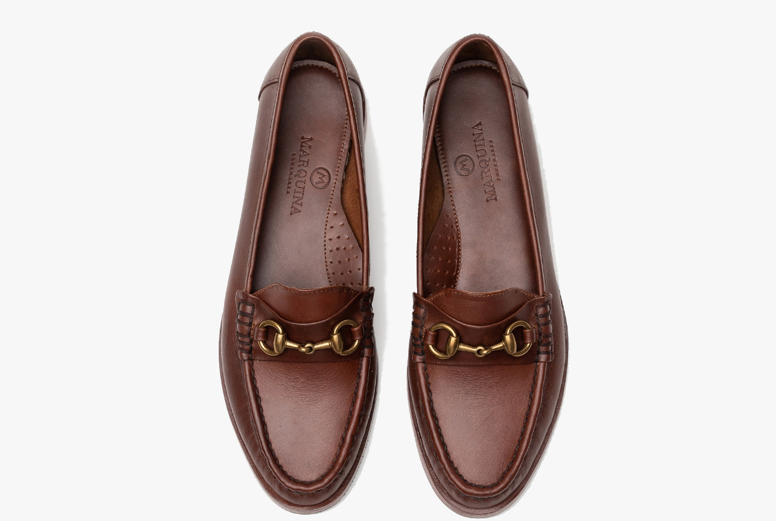The Bonnie Horsebit Loafers - Chestnut Brown - Marquina Shoemaker