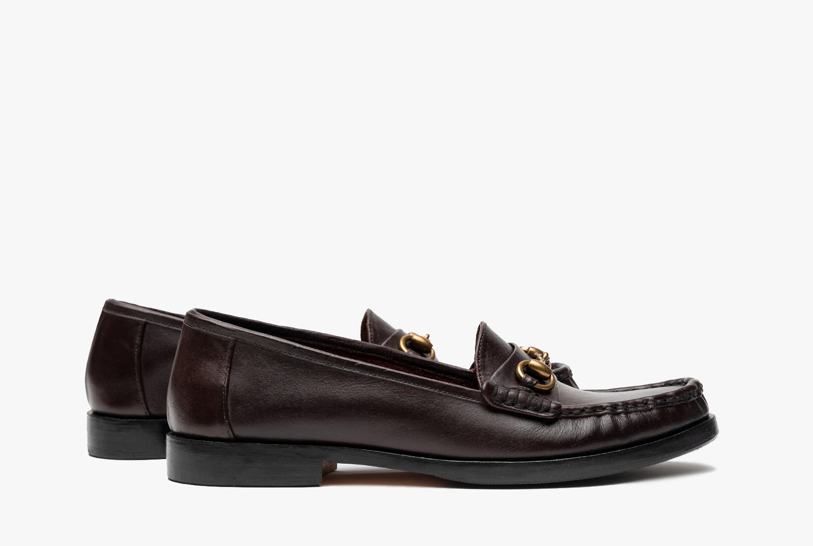 Women's Bonnie Horsebit Loafers in Oxblood Burgundy