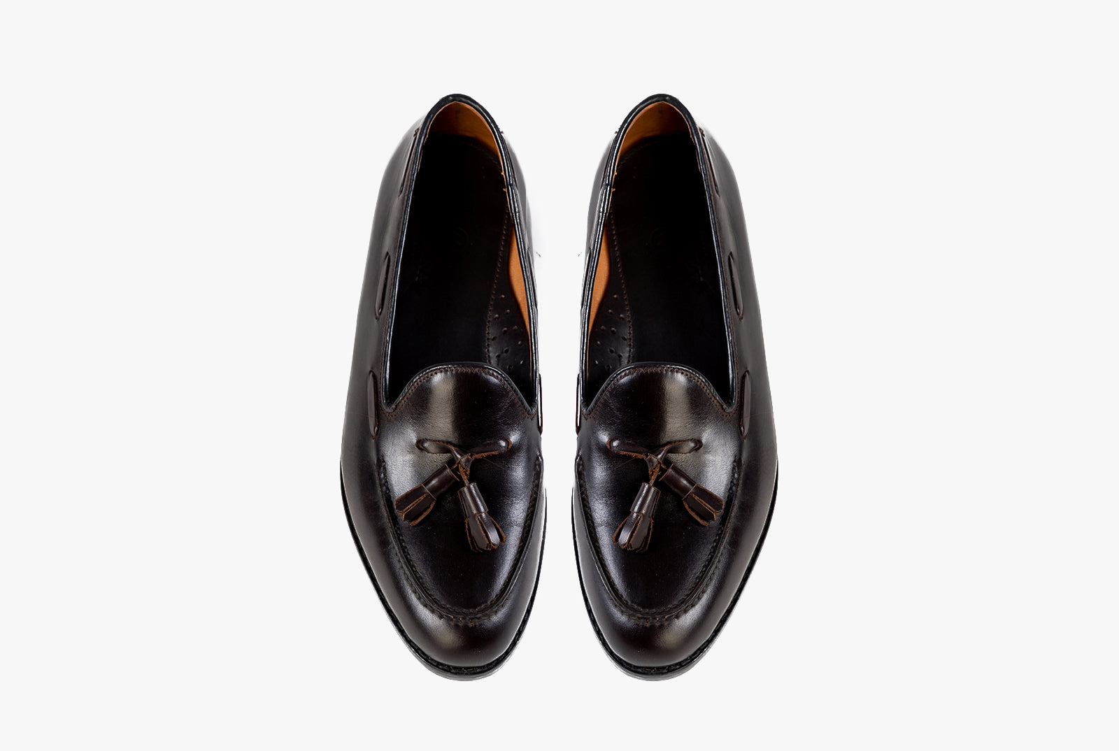 The Grand Tassel Loafer - Mahogany Brown - Marquina Shoemaker