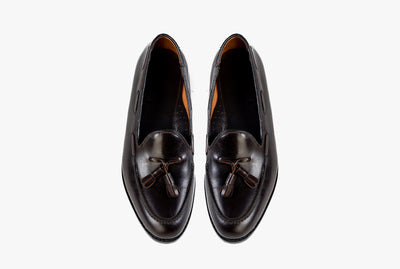 The Grand Tassel Loafer - Mahogany Brown - Marquina Shoemaker
