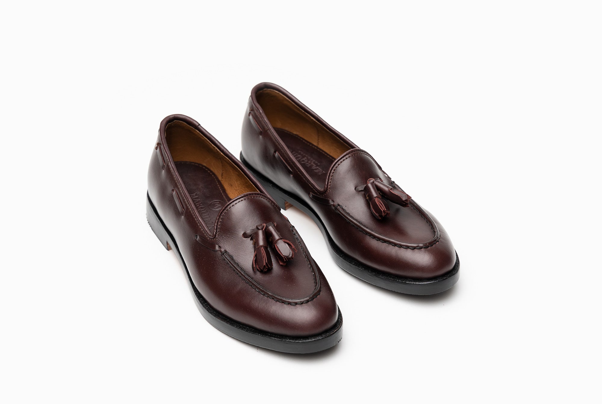 The Bonnie Tassel Loafers - Oxblood Burgundy - Marquina