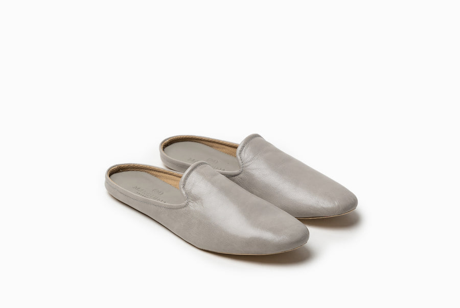 Bonnie Lounge Flat - Taupe Gray - Marquina Shoemaker
