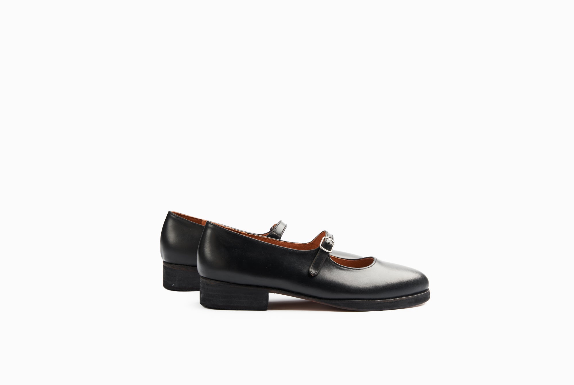 Mary Jane Flats - Black - Marquina Shoemaker