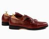 Grand Double Monkstraps - Chestnut Brown - Marquina Shoemaker