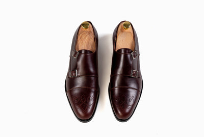 Grand Double Monkstraps - Oxblood Burgundy - Marquina Shoemaker