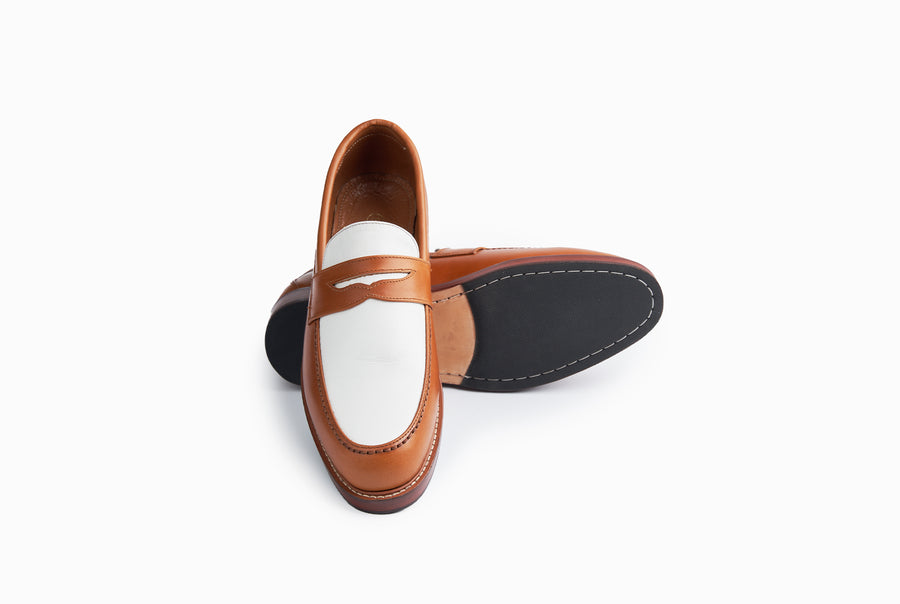 The Grand Spectator Loafer - Cognac Tan - Marquina Shoemaker