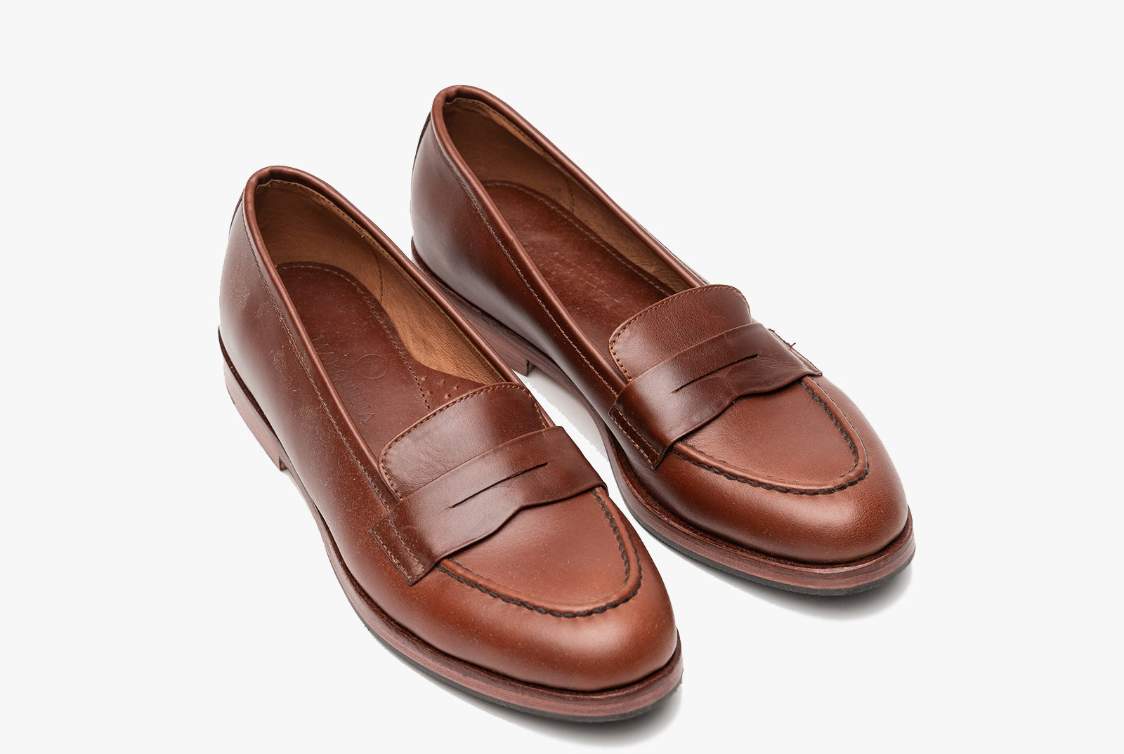 The Bonnie Penny Loafers Chestnut Brown Marquina Shoemaker
