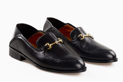 The Soft Step Loafer - Black Noir - Marquina Shoemaker