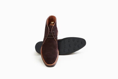 The Armas Chukka Boot - Walnut Suede - Marquina Shoemaker