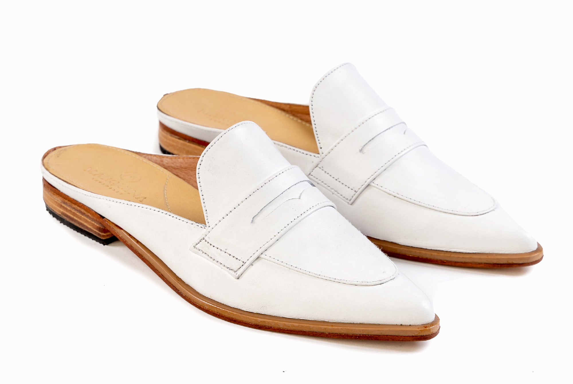 Posh Penny Loafer Ivory White Marquina Shoemaker