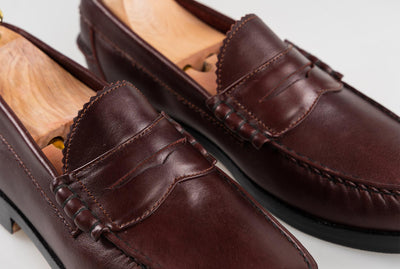 The Grand Penny Loafers - Oxblood Burgundy - Marquina Shoemaker