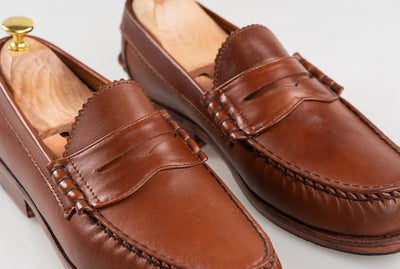 The Grand Penny Loafers - Chestnut Brown - Marquina Shoemaker