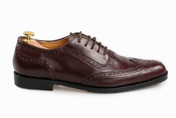 The Grand Wingtip Oxford Oxblood Burgundy Marquina Shoemaker