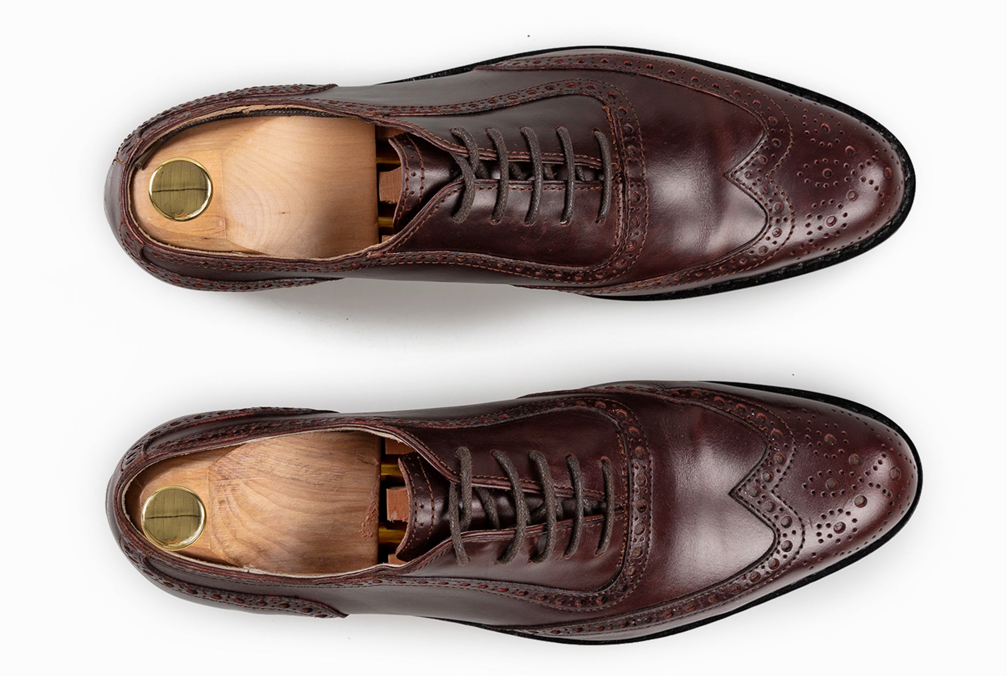 The Grand Wingtip Oxford - Oxblood Burgundy - Marquina Shoemaker The Grand Wingtip Oxford - Oxblood Burgundy - Marquina Shoemaker